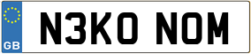 Truck License Plate